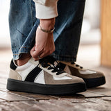 Panda Thick Bottom Vintage Sneakers