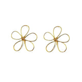 Vintage Hollow Flower Ear Stud Earring