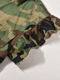 Breasted Camouflage Print Shirt