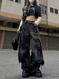 Vintage Streetwear Cool Waif Ripped Denim Jeans