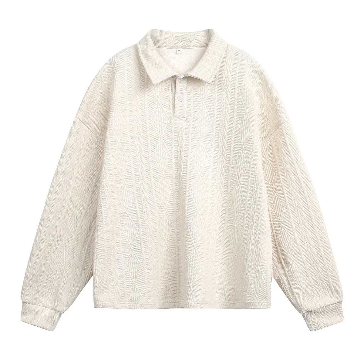 Casual Ancient Money Lapel Collar Sweatshirt