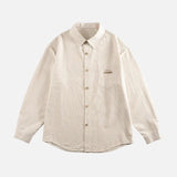 DAXUEN Oversized striped button-up shirt