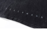 Vintage Doberman Graphic Washed Black T-shirt