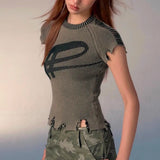 Y2K Bohemian Chic Graphic T-Shirt