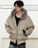 Effortless With Large Pockets Fur Hooded Jacket