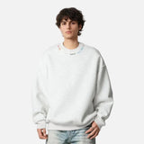 Rainbow Letter Embroidery Crewneck Sweatshirt