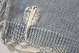 Y2K Ripped Loose Sweater