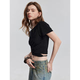 Stylish Short Sleeve Spring Womens T-Shirt