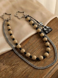 Handmade Acrylic Beads Stainless Steel Waist Chain