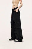 Multi Pockets Wide Leg Cargo Pants