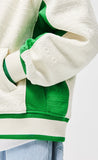 Mysterious Patchwork Varsity Jacket