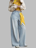 Vintage Comfort Blue Wide Leg Jeans