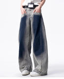 Vintage Gradient Oversize Baggy Denim Jeans