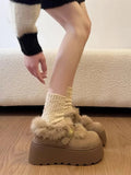 Chunky Platform Wedge Shoes