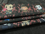 Insulated Oversized Washed Funny Cartoon Killers T-Shirt