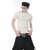 Y2K Slim Fitting Knitted T-shirt