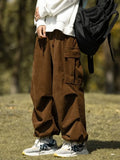 Cozy Japanese Wide Leg Fleece Pants