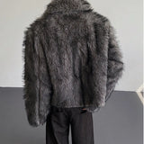 Luxurious High Quality Patchwork Faux Fur Jacket