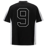 Durable Y2K Graphic Patchwork Racing Sport T-Shirt