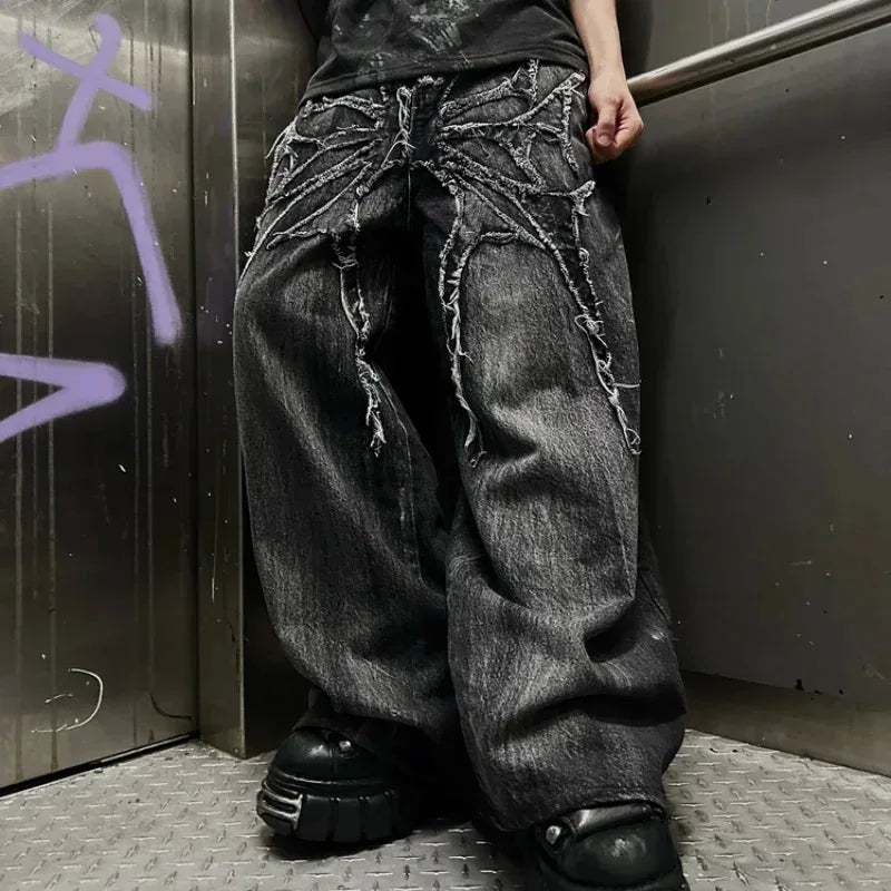 Gothic Retro Oversized Baggy Fit Jeans