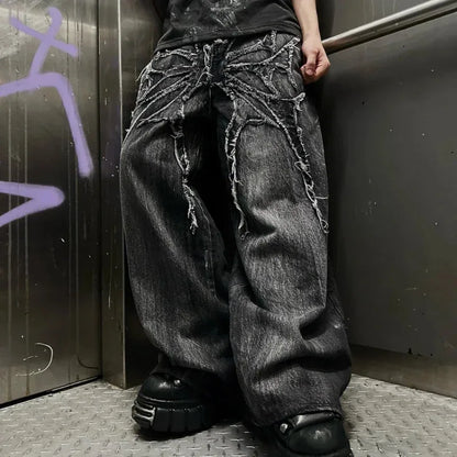 Gothic Retro Oversized Baggy Fit Jeans