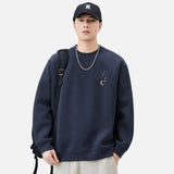Y2K Abstract Pattern Crew Neck Sweatshirt