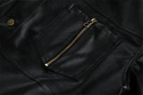 Retro Black Waterproof Leather Jacket
