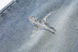 Relaxed Drawstring Denim Shorts