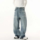 Stylish Loose Straight Durable Denim Jeans