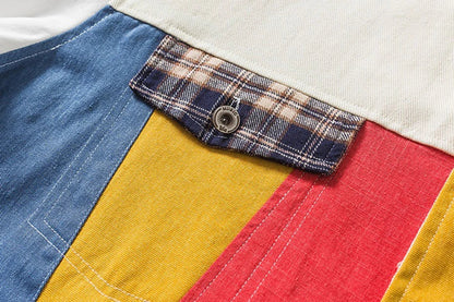 Geometric Patchwork Jacket