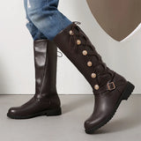 Comfy Large Size Retro Mid-Calf Boots