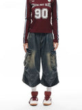 Vintage Baggy High Waist Denim Jorts