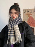 Vintage Houndstooth Scarves