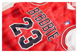 Fake Two Piece Graphic Print V-Neck Basketball T-Shirt