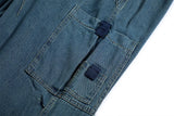 Retro Loose Denim Cargo Pants