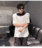 Versatile Stylish Color Contrast Short Sleeve T-Shirt