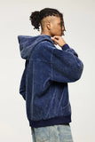 Vintage Zip-up Washed Hoodie