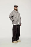 Vintage Turn-down Collar Windbreaker