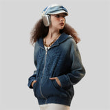 Vintage Windbreaker Blue Jacket