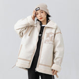 Heating Fur Leather Jacket