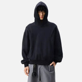 Y2K Cozy Solid Color Oversized Hoodie
