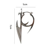 Spike Cyberpunk Irregular Shape Hoop Earrings