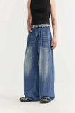 Wide-Leg Baggy Denim Jeans