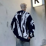 Y2k Knitted Embroidery Sweater