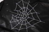 Y2K Spider Web Motorcycle Jacket