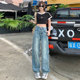 Fashionable High Waist Wide Leg Jeans