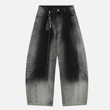 Chic Gradient Korean Style Wide Leg Jeans
