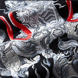 Embroidery Dragon Oversized Hoodie