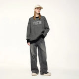 NICE Slogan Sweater