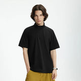 Model wearing the black The Urban Zip T-Shirt